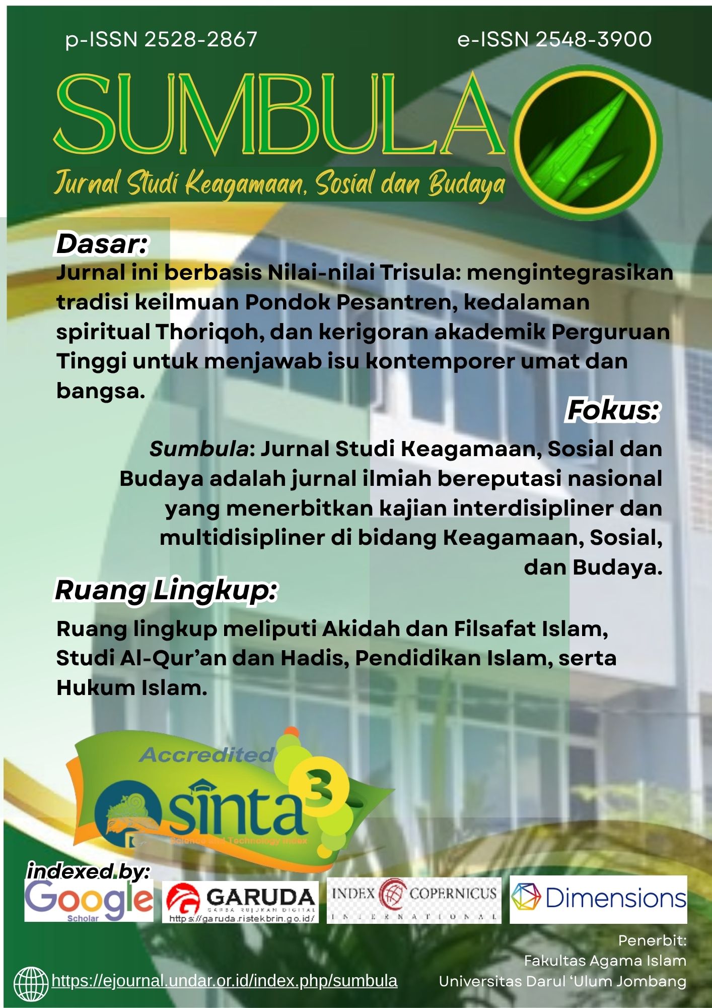 Sumbula: Jurnal Studi Keagamaan, Sosial dan Budaya